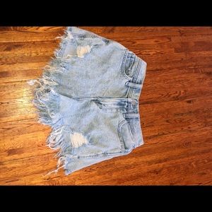 Vintage Stretch high rise denim vintage shorts size 1